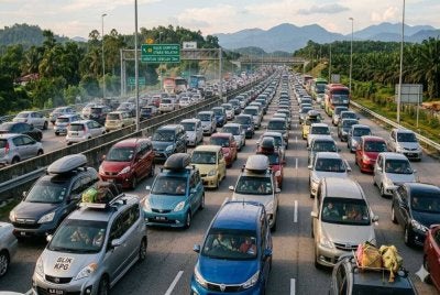 Merak Jalanan ambil masa 16 jam untuk sampai kampung halaman. - FOTO: Imej janaan AI 