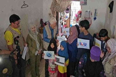 Zainal Abidin ketika program Ziarah Sinar Kasih Ramadan (SKR) di Hulu Selangor.