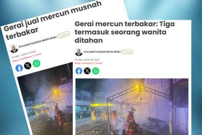 Laporan Sinar Harian sebelum ini dan pihak polis masih meneruskan siasatan termasuk merakam beberapa lagi keterangan saksi.