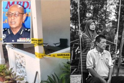 Pasangan Zikri Abdul Rahman dan Suraya Man yang ditemui maut dalam kejadian di Kampung Belau, Merbok - Gambar kecil: Hanyan Ramlan