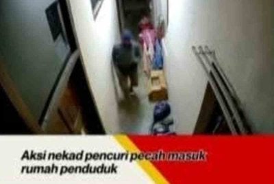 Tangkap layar video kejadian yang tular di Facebook. Foto Polis Pekan