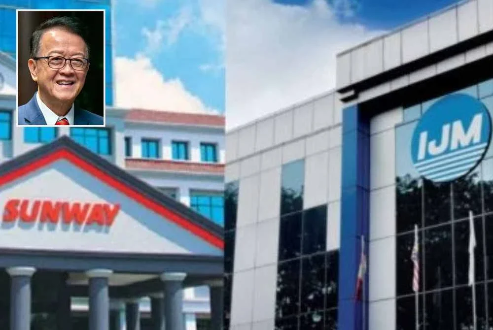 Sunway Berhad memperoleh kelulusan pemegang sahamnya berhubung cadangan pengambilalihan sukarela bersyarat ke atas IJM Corporation Bhd. Gambar kecil: Jeffrey Cheah