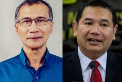 Faizan (gambar kiri) menyarankan Rafizi kembali ke dunia korporat.