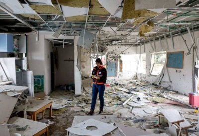 Serangan Amerika Syarikat-Israel menyasarkan sebuah bangunan di Universiti Teknologi Isfaham mengakibatkan kerosakan harta benda. - Agensi