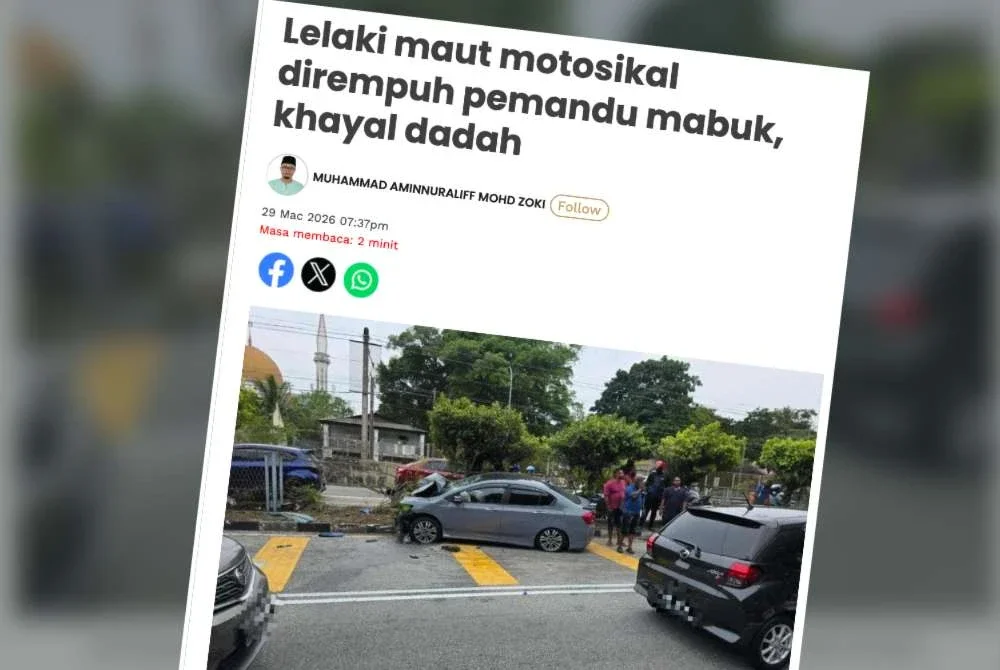 Laporan Sinar Harian pada Ahad.