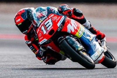 Hakim Danish pamer kebangkitan luar biasa apabila bermula di petak tercorot dan tamatkan perlumbaan dengan meraih tiga mata berharga. Foto: Hakim Danish IG