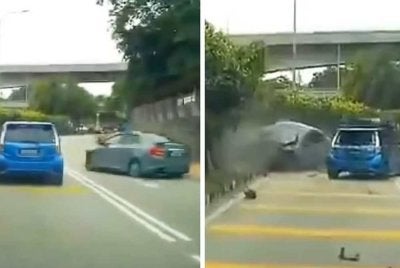 Kes kemalangan maut membabitkan seorang penunggang motosikal yang terpelanting selepas dilanggar kereta jenis Honda City di Klang