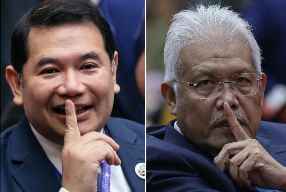  Rafizi Ramli dan Datuk Seri Hamzah Zainudin. 