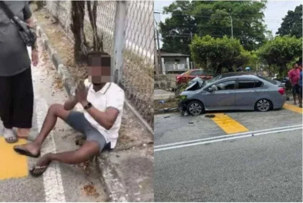 Seorang bapa kepada tiga orang cahaya mata yang sedang dalam perjalanan membeli buku untuk anak sulung maut dilanggar pemandu mabuk yang juga khayal dadah di Klang.