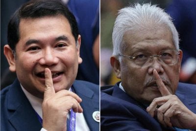  Rafizi Ramli dan Datuk Seri Hamzah Zainudin. 