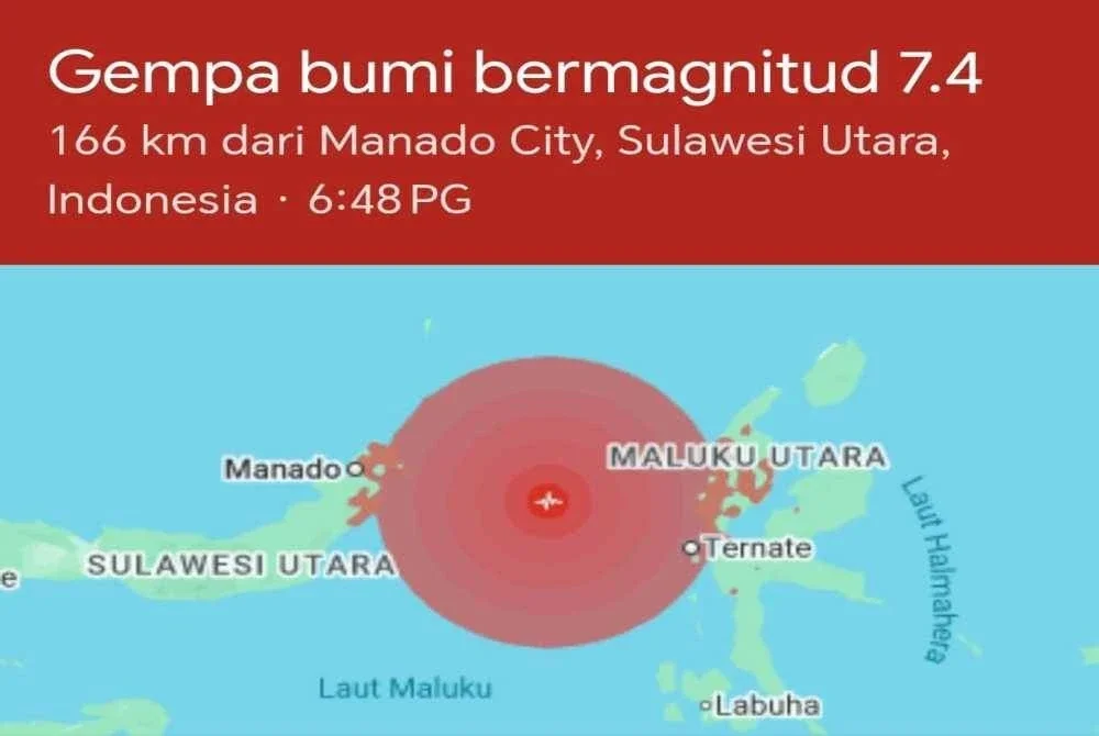 Kawasan dilaporkan terjejas - sumber Google