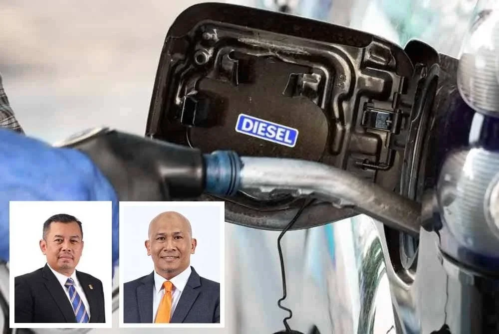 Kesan awal kenaikan diesel paling ketara dalam sektor logistik, khususnya melibatkan kenderaan seperti lori, lori pikap dan kenderaan pacuan empat roda. Gambar kecil dari kiri: Mustazar dan Mohd Afzanizam