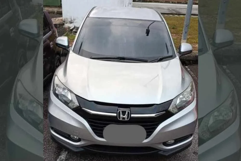 SUV dipercayai milik suspek turut disita sebagai barang kes. Foto FB Polis Temerloh