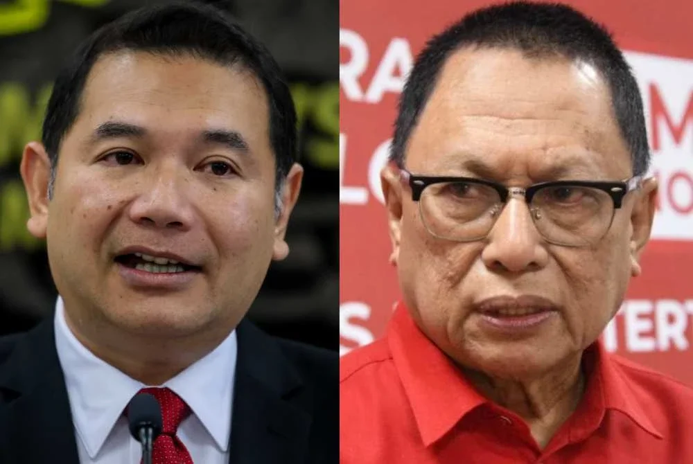 Rafizi (kiri) diminta untuk memujuk bekas pegawai khasnya, James Chai untuk pulang ke tanah air dengan kadar segera bagi memberi keterangan kepada SPRM. Gambar kanan: Mohd Puad