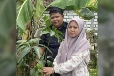 Mas kahwin berupa anak pokok mangga itu menjadi lambang komitmen untuk memelihara kehidupan bersama. Foto Agensi