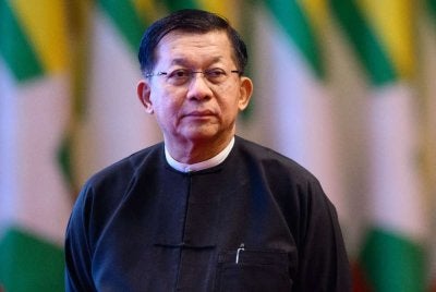 Min Aung Hlaing. Foto AFP