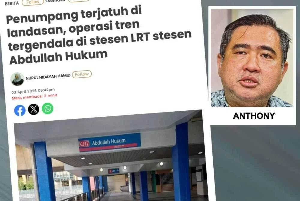 Insiden seorang penumpang terjatuh ke landasan LRT di stesen Abdullah Hukum pada Jumaat menjadi peringatan penting kepada orang ramai agar sentiasa berwaspada dan mematuhi peraturan keselamatan ketika menggunakan pengangkutan awam.