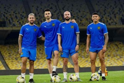 (Dari kiri) Rodrigo Holgado, Jon Irazabal, Joao Figueiredo dan Imanol Machuca, antara empat daripada tujuh pemain warisan yang dikenakan hukuman oleh FIFA.