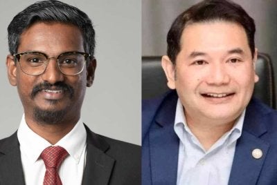 Kumaresan (gambar kiri) mendakwa, tindak-tanduk Rafizi sejak kebelakangan ini memberi gambaran bahawa kepentingan peribadi telah mengatasi agenda reformasi.
