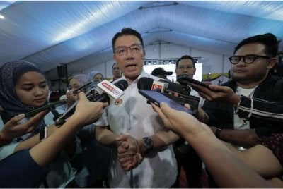 Kor Ming ketika ditemui pemberita selepas menyempurnakan Majlis Penutup Program Madani Rakyat 2026 di Bulatan Sultan Azlan Shah, Meru Raya di sini pada Ahad.