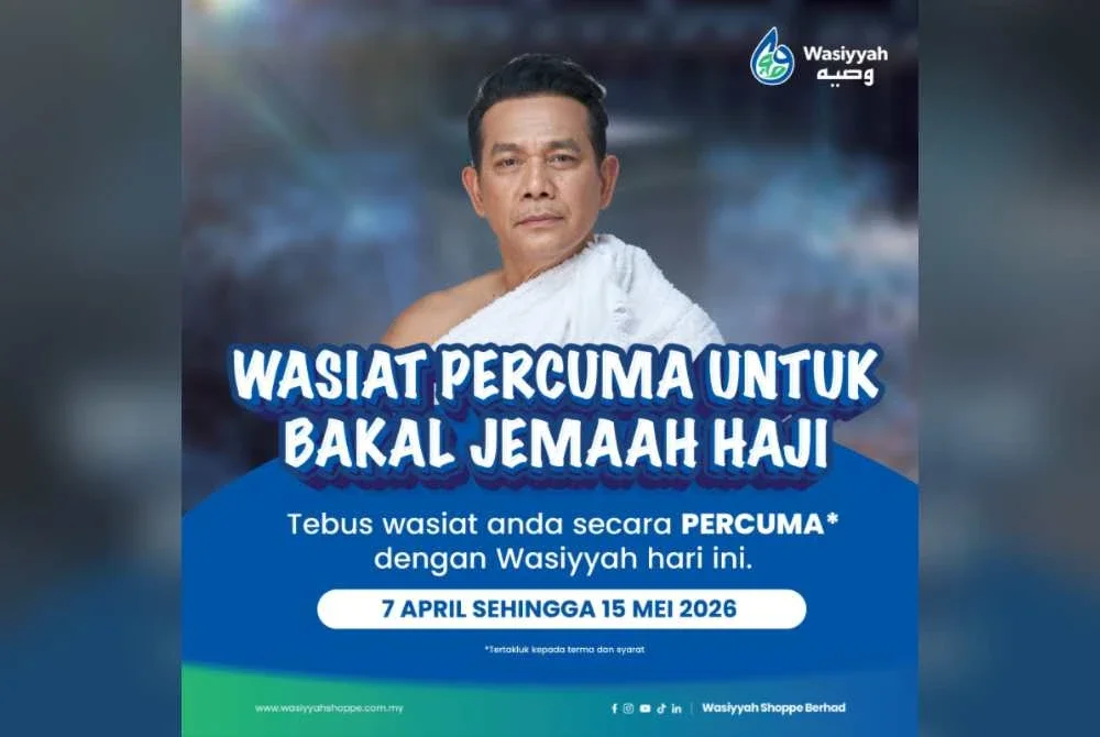 Rosyam Nor menjadi duta produk Wasiyyah Shoppe.