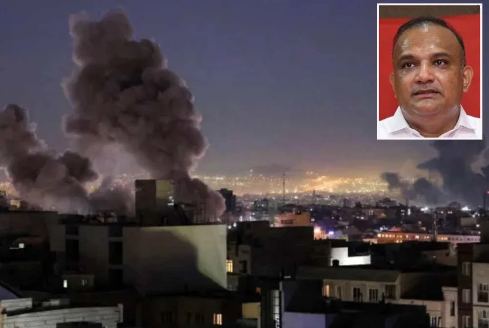 Sathia Prakash (gambar kecil) berkata, Malaysia perlu berani menyuarakan haknya di pentas diplomasi bagi memastikan kebajikan rakyat dilindungi daripada kesan geopolitik luar. Foto: Agensi
