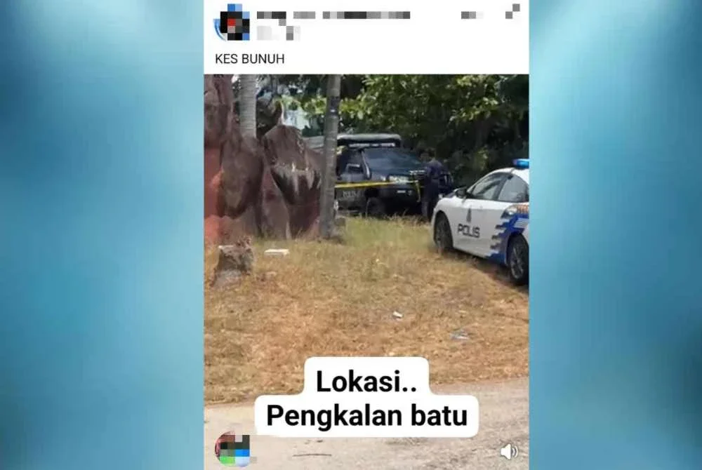 Tular di media sosial yang mendakwa mayat mangsa ditemukan dalam keadaan mencurigakan sehingga dikaitkan sebagai kes bunuh.