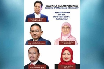 Wacana ilmiah SPRM akan berlangsung di WTC, Kuala Lumpur pada Selasa.