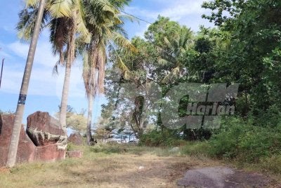Lokasi mayat mangsa ditemukan.