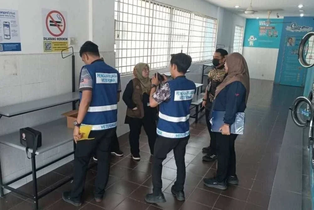 Pegawai Kebajikan Haiwan, JPV Selangor menjalankan pemeriksaan di lokasi kejadian pada Jumaat minggu lalu.