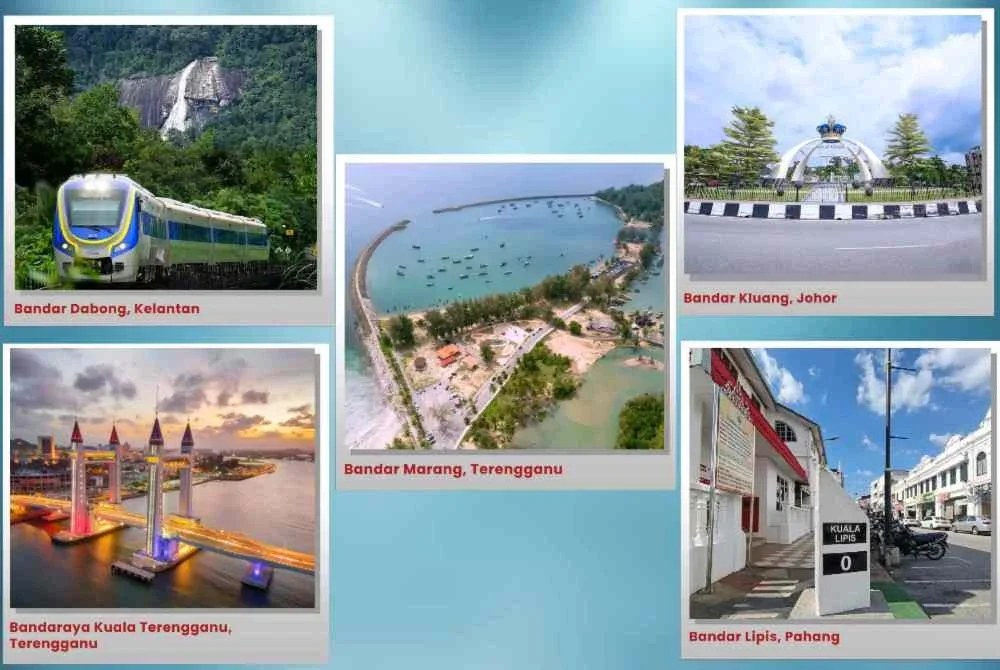 Dabong (Kelantan), Kluang (Johor), Kuala Terengganu (Terengganu), Bandar Lipis (Pahang) serta Marang (Terengganu) antara 10 bandar paling bahagia di Malaysia bagi tahun 2026, yang disenaraikan KPKT.