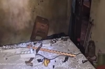Lokasi kejadian di bilik berkenaan. - Agensi
