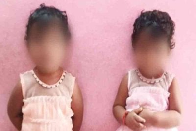 Dua anak perempuan malang ini dibunuh kejam oleh bapa dan ahli keluarga bapanya. -Agensi