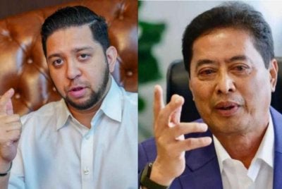 Harris Idaham dan Azam Baki (kanan)