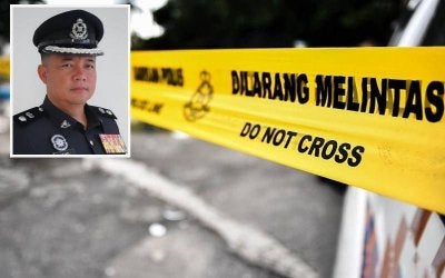Mangsa telah meninggal dunia selepas dihempap alang kayu di sebuh tokong di Tanjong Sepat . Gambar kecil: Mohd Akmalrizal