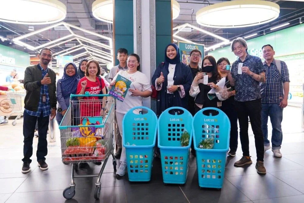 Pengamal media turut menyertai aktiviti disediakan pihak penganjur selepas majlis pelancaran.