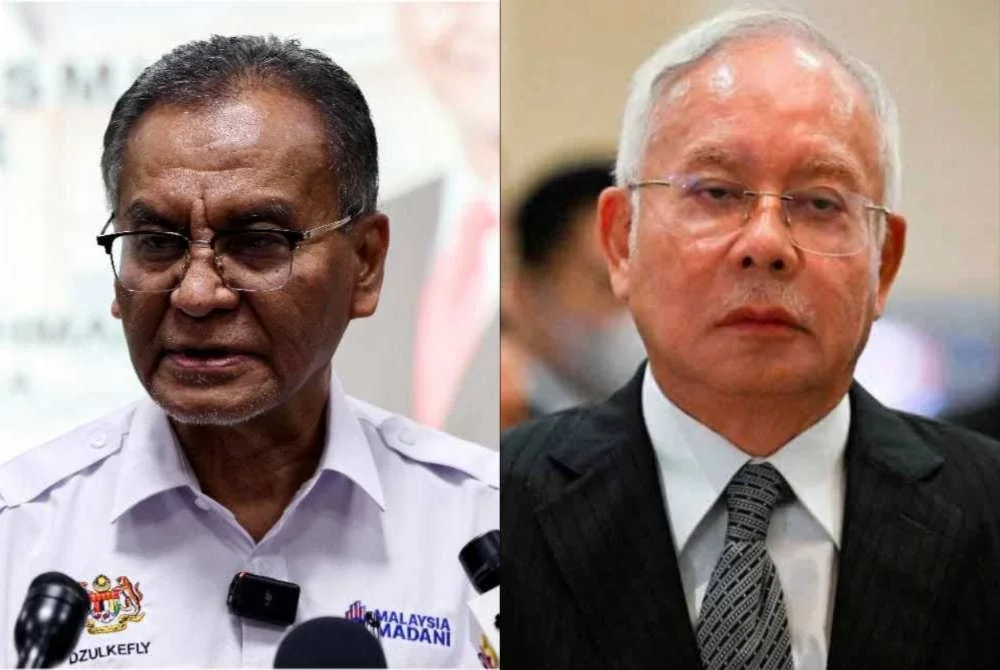 Dzulkefly (kiri), Najib (kanan)