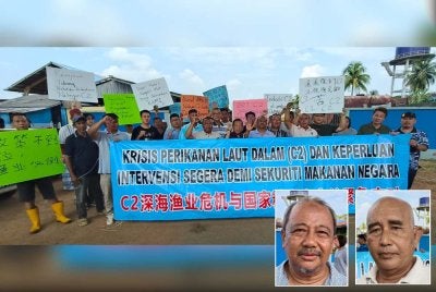 Pengusaha bot C2 Pantai Timur rayu perhatian kerajaan bantu nasib mereka yang terhimpit dengan kenaikan harga diesel ketika ini. Gambar kecil: Zarir dan Tengku Adnan.