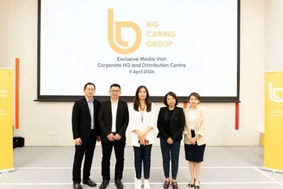 BIG CARING Group ketika lawatan media eksklusif ke pusat pengedaran dan ibu pejabat korporat baharu di Klang pada Khamis.