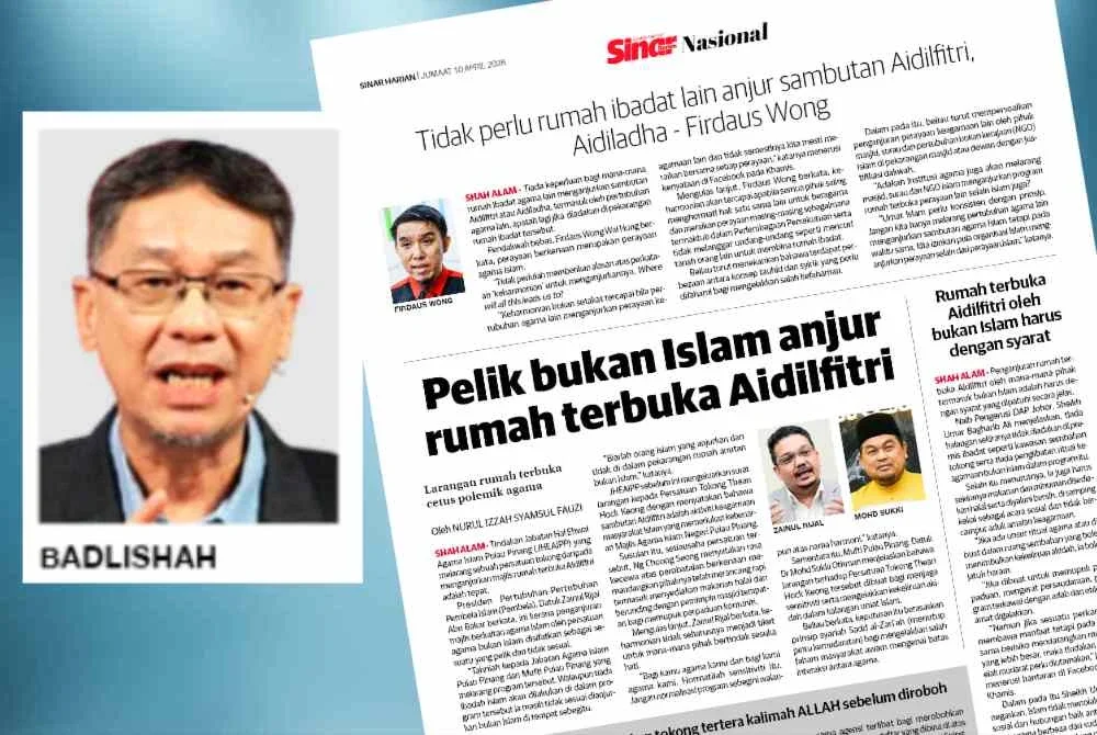 Pihak berkuasa disaran mewujudkan garis panduan atau prosedur khusus berkaitan penganjuran majlis berunsur Islam termasuk sambutan Aidilfitri oleh persatuan bukan Islam.