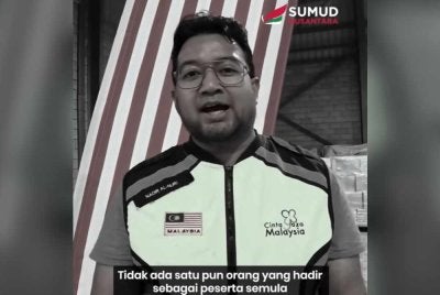 Muhammad Nadir Al-Nuri dalam perkongsian video di Facebook pada Sabtu.
