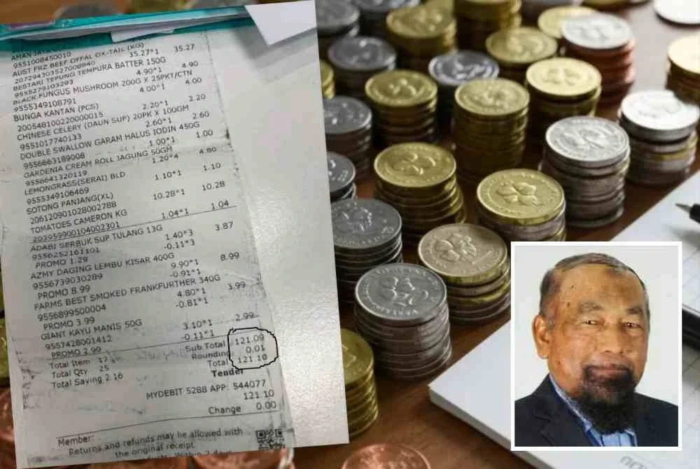 Walaupun hanya beberapa sen bagi setiap transaksi, kesan terkumpul mampu mencecah jutaan ringgit setahun. Gambar kecil: Barjoyai