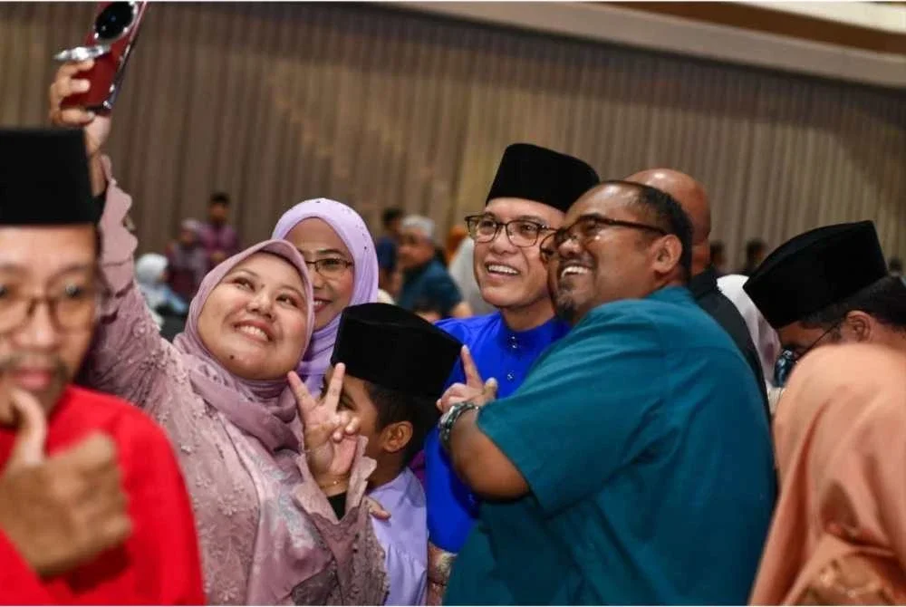 Wan Rosdy hadir meraikan Rumah Terbuka Aidilfitri Perantau Anak Pahang Tahun 2026 di Dewan Merdeka Pusat Dagangan Dunia di sini pada Sabtu. - Foto: FB Wan Rosdy