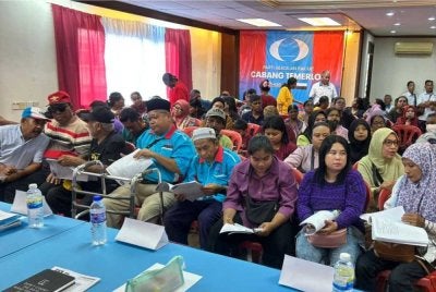 Sebahagian perwakilan yang hadir dalam Mesyuarat Agung Cabang Temerloh pada Ahad.