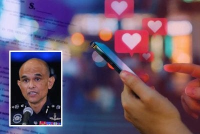 Sindiket love scam menggunakan taktik menjalinkan hubungan persahabatan sebelum memperdaya mangsa - Gambar kecil - (Shazeli)