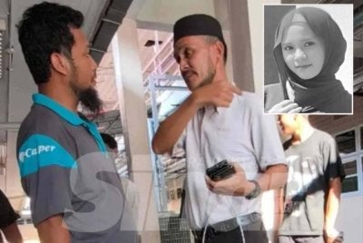 Mohd Azaudin (kanan) memaafkan guru berkenaan dan selebihnya menyerahkan kepada polis untuk melakukan siasatan lanjut. 