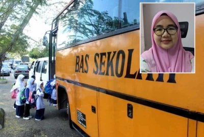 Kira-kira 2,000 pengusaha bas sekolah berdaftar (van) dijangka terpaksa menaikkan kadar tambang mulai bulan depan susulan tekanan kos bahan api. Gambar kecil:Nur Asyikin