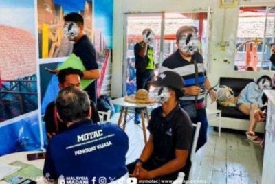 MOTAC menjalankan operasi bersasar di sekitar Kota Kinabalu, Tawau dan Semporna.