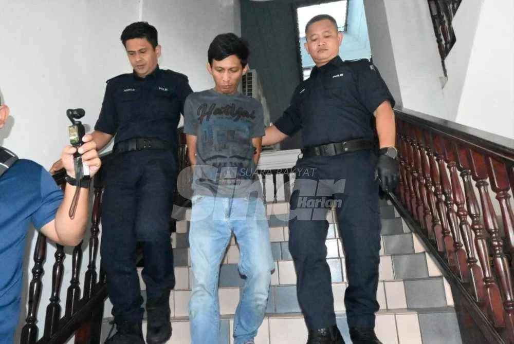 Tertuduh mengaku bersalah terhadap kesemua lima pertuduhan dibacakan ke atasnya. Foto: Sinar.