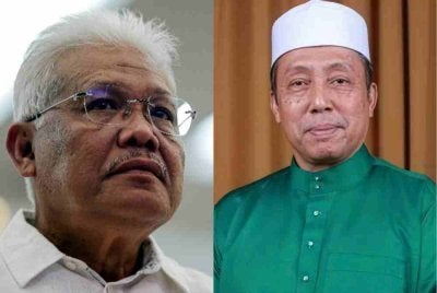 Khlir (gambar kanan) akan menyokong apa sahaja tindakan yang diambil oleh Hamzah (gambar kiri) yang disifatkannya sebagai seorang pemimpin berkaliber.